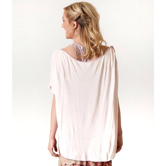 Free People Pluto Lavender One Shoulder Loose Top - Picture 5 of 8
